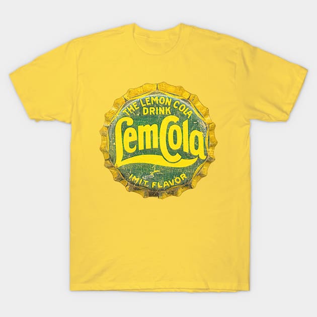 Lem Cola   - - Vintage Faded Style Aesthetic Design T-Shirt by CultOfRomance